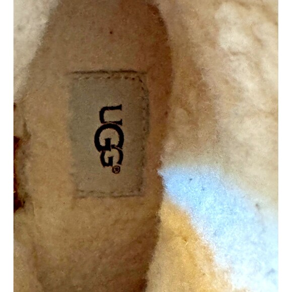 Ugg Blayre II Women Short Brown Boots US 7.5 Leather Wool Water Resistant Warm - Picture 13 of 13